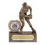 Beautiful Resin Mini Female Rugby Trophy thumbnail
