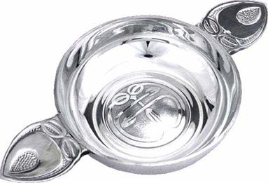 Charles Rennie Mackintosh Pewter Quaich Bowl