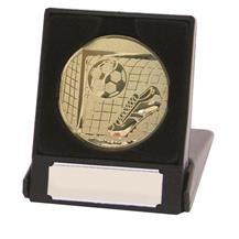 Ultimate Gold Centre Football Trophy In Box