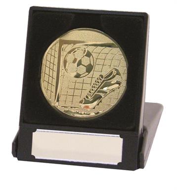 Ultimate Gold Centre Football Trophy In Box