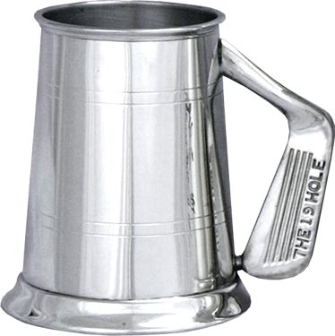 Pewter Golf Tankard - 'The 19th Hole'