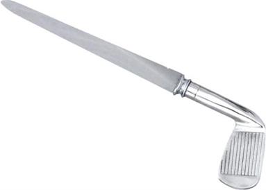 Pewter 'Golf Iron' Letter Opener