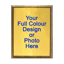 Sublimated Gold Plaque