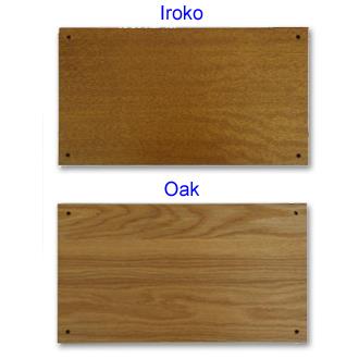 Iroko and Oak