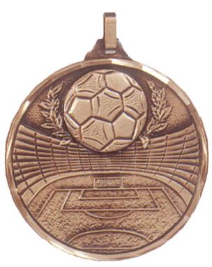 Faceted Football Medal - Ball and Reef