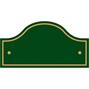 Green Polished Brass Sign - Bridge thumbnail