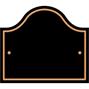 Black Polished Brass Sign - Bridge thumbnail