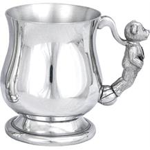Child's Pewter 'Georgian' Tankard - Teddy Handle