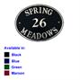 Polished Aluminium Oval Sign thumbnail