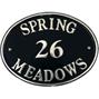 Polished Aluminium Oval Sign Sample thumbnail