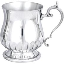 Child's Pewter 'Georgian' Tankard - Fluted/Plain Base