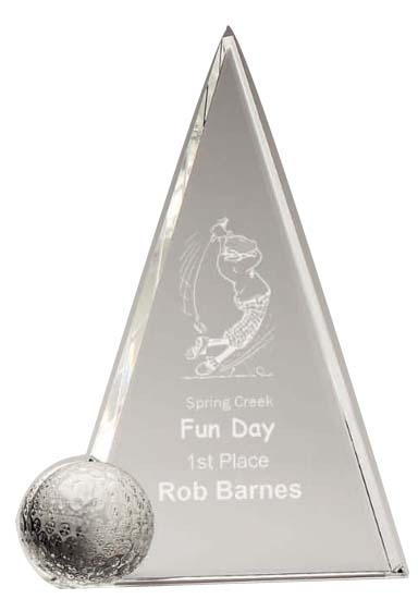 Noble Golf Optical Crystal Award