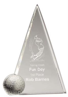 Noble Golf Optical Crystal Award