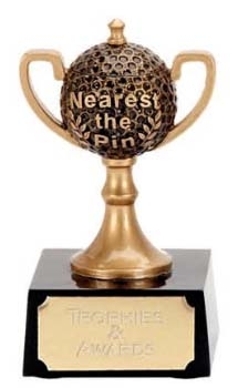 Nearest The Pin Golf Ball Cup Trophy