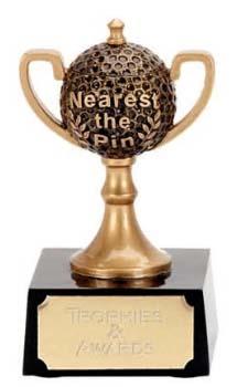 Nearest The Pin Golf Ball Cup Trophy