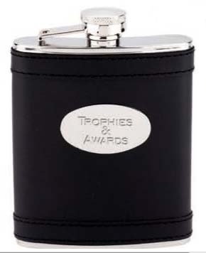 Stainless Steel Leamington Hip Flask