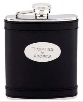 Stainless Steel Leamington Hip Flask