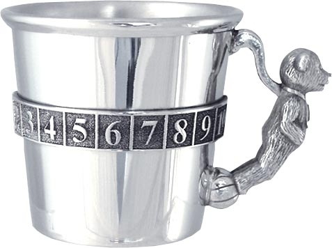 Baby / Child's Cup with Teddy Handle - Plain Base