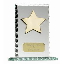 Pearl Edge Star Jade Glass Award